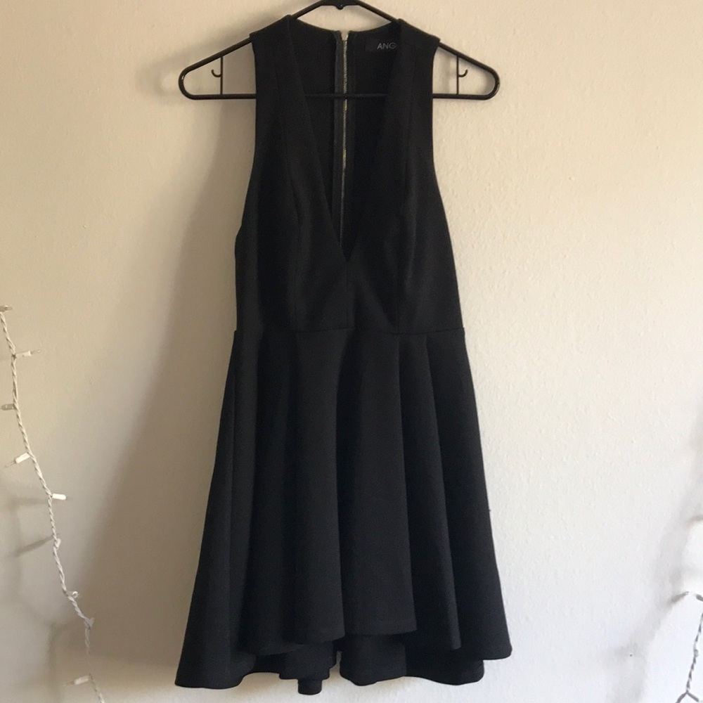 Black cocktail dress